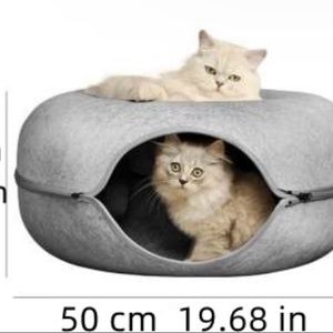 Pet Bed / Cat tunnel / Cat Toy/ Hideout Toy